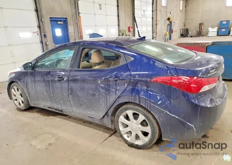 2013 Hyundai Elantra Gls from USA, damaged, VIN 5NPDH4AEXDH239981